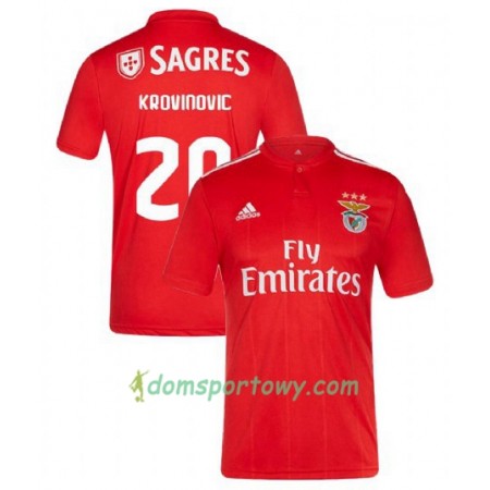 Koszulka Benfica Filip Krovinovic 20 Domowe Koszulki Piłkarskie 2018-2019 Krótki Rękaw